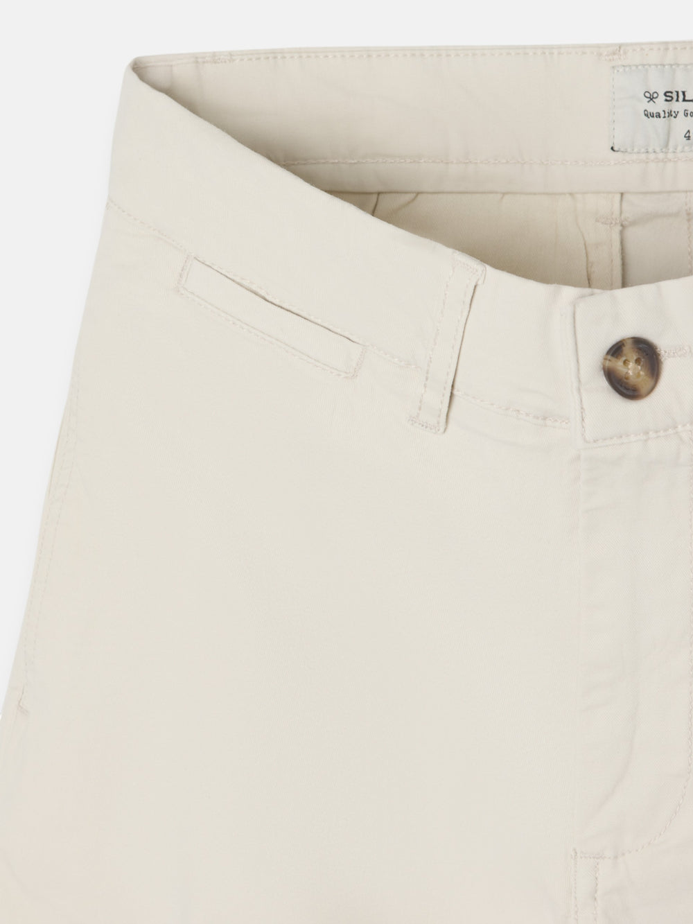 Calças chino casuais em pedra