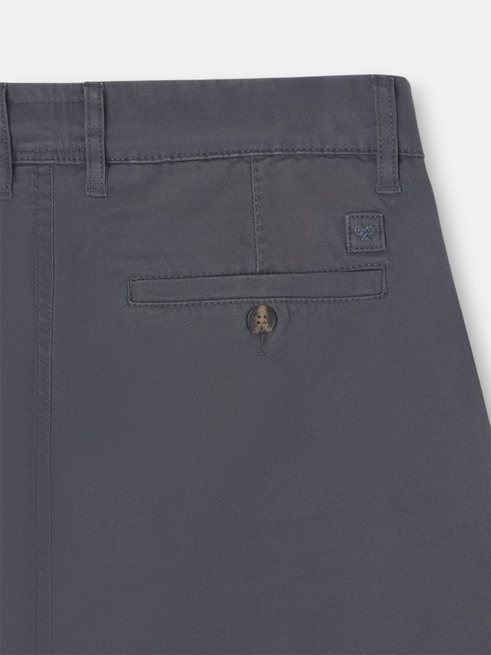 Pantalon chino casual gris oscuro