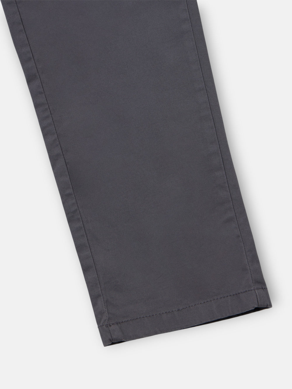 Casual dark grey pleated chino pants