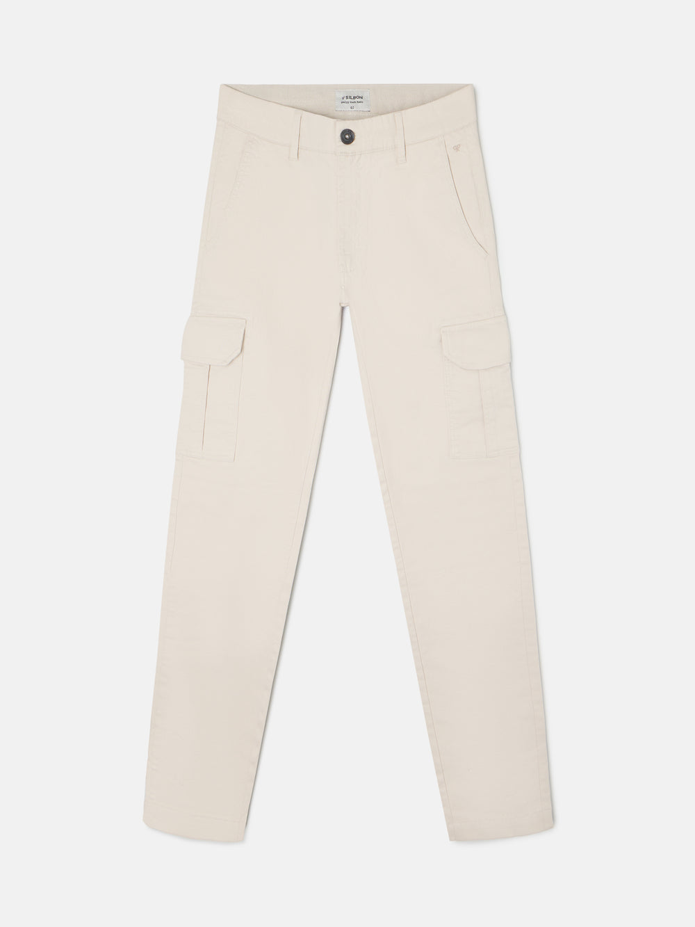 Pantalon cargo casual piedra