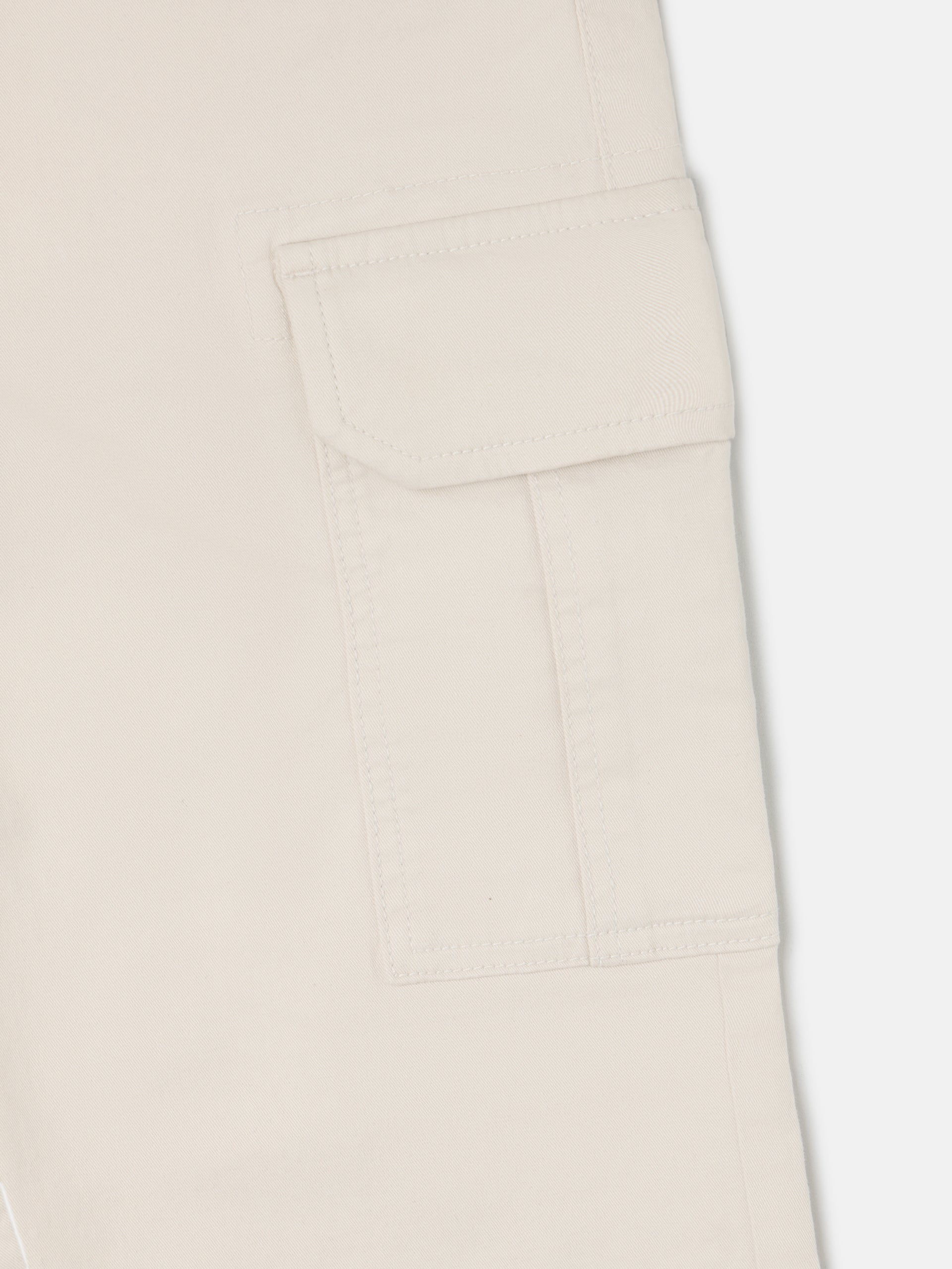Pantalon cargo décontracté en pierre