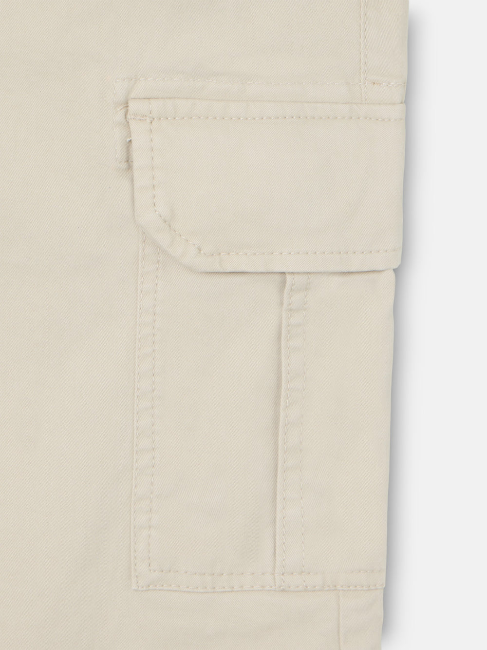 Calças cargo casuais bege
