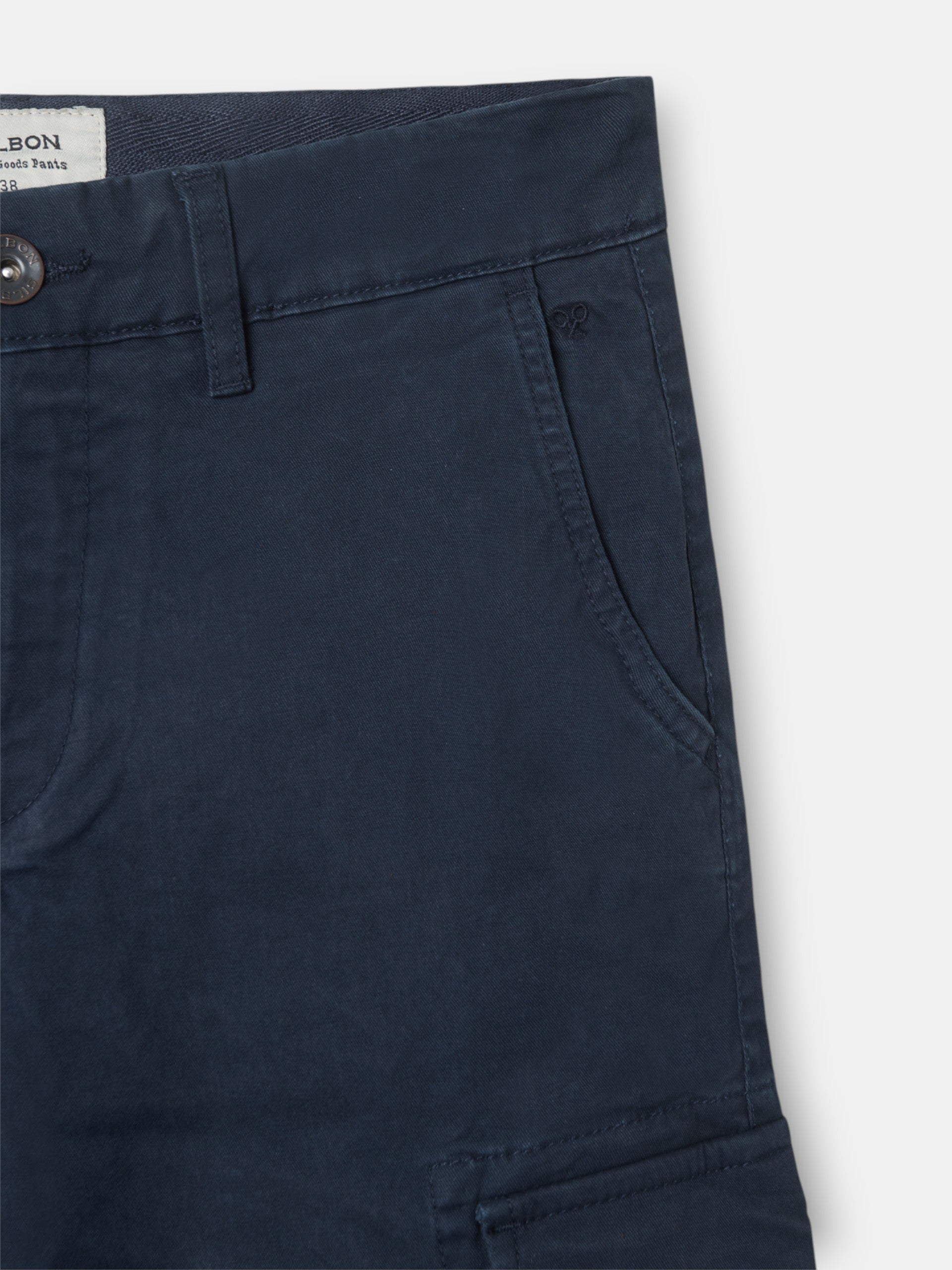 Pantalon cargo décontracté bleu marine