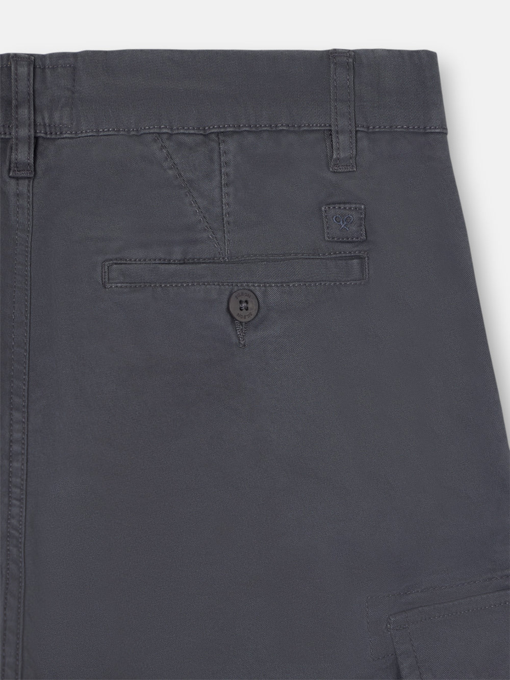 Pantalon cargo casual gris oscuro