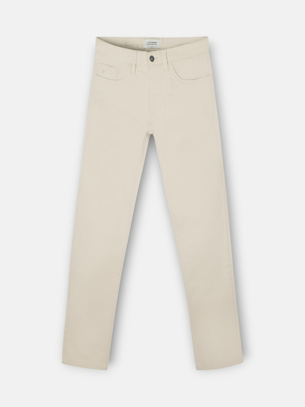 Pantalon sport cinco bolsillos casual beige