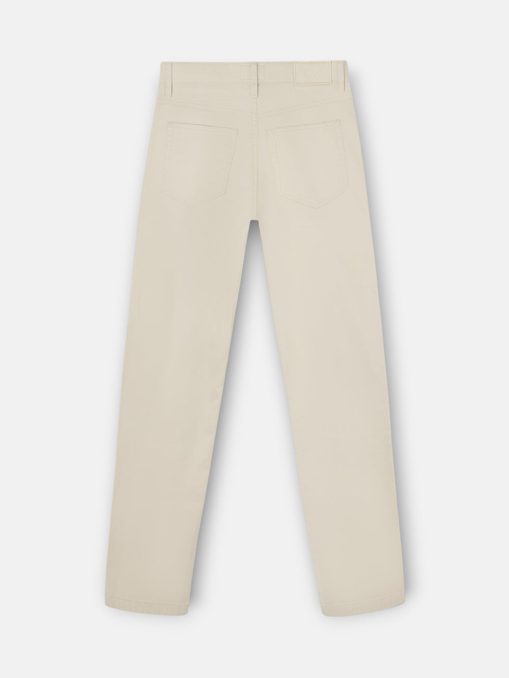 Pantalon sport cinco bolsillos casual beige