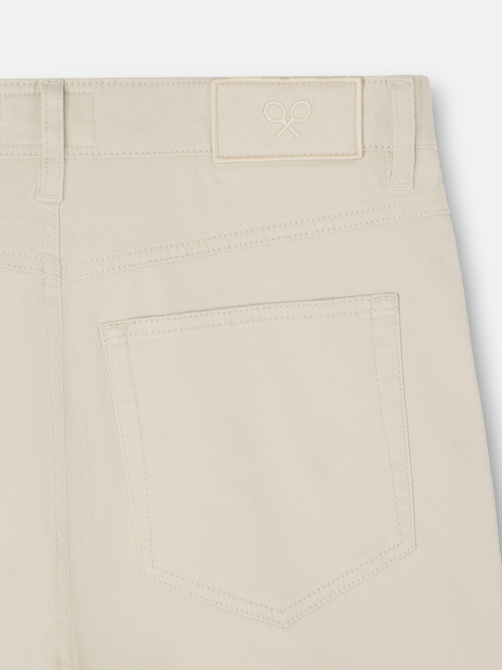 Pantalon sport cinco bolsillos casual beige