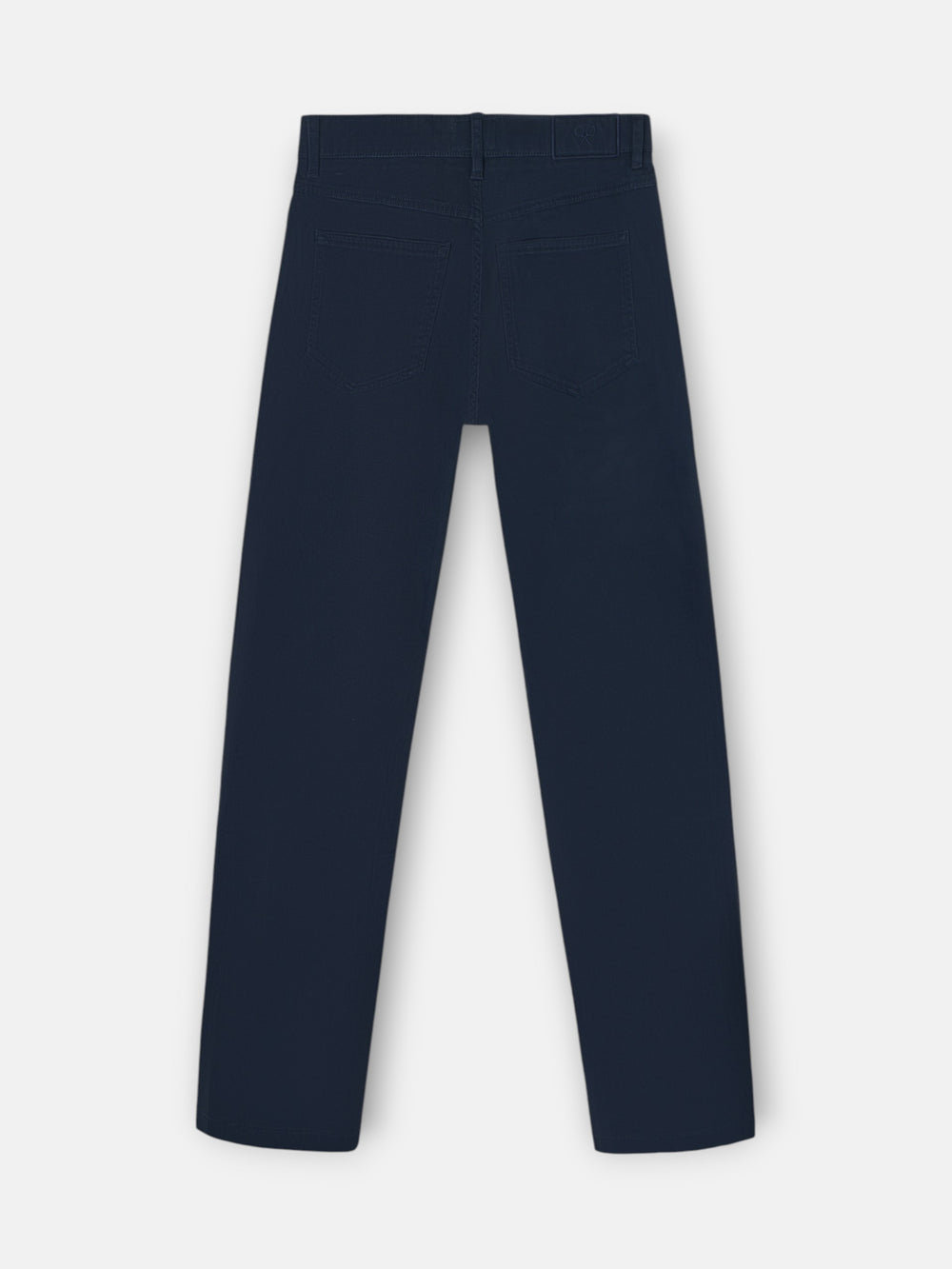 Pantalon de sport décontracté à cinq poches bleu marine