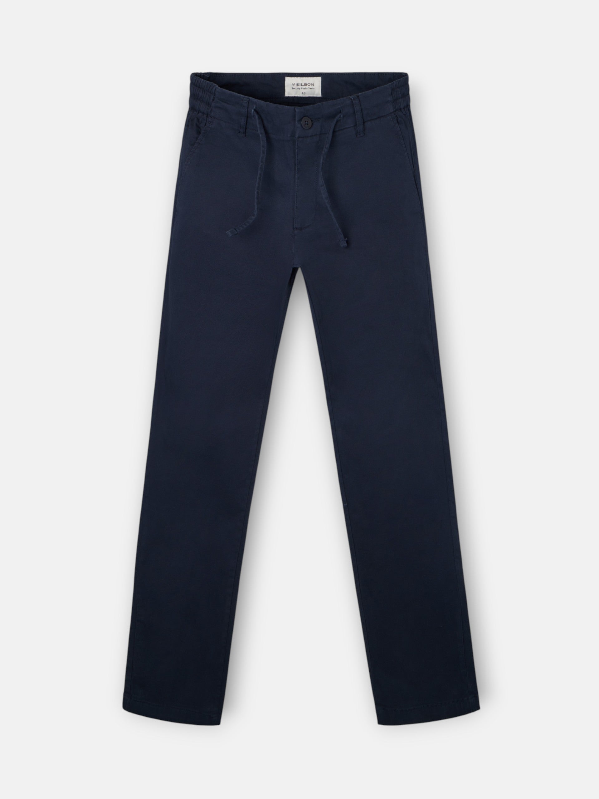 Pantalon de sport décontracté bleu marine