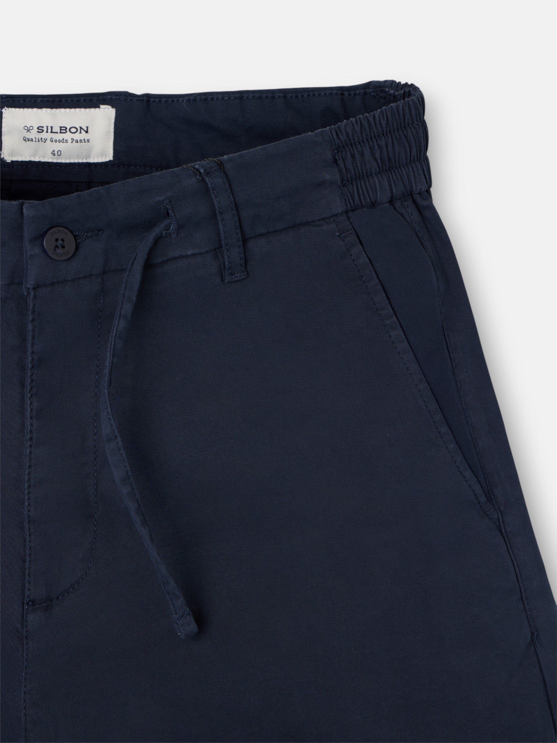 Pantalon de sport décontracté bleu marine