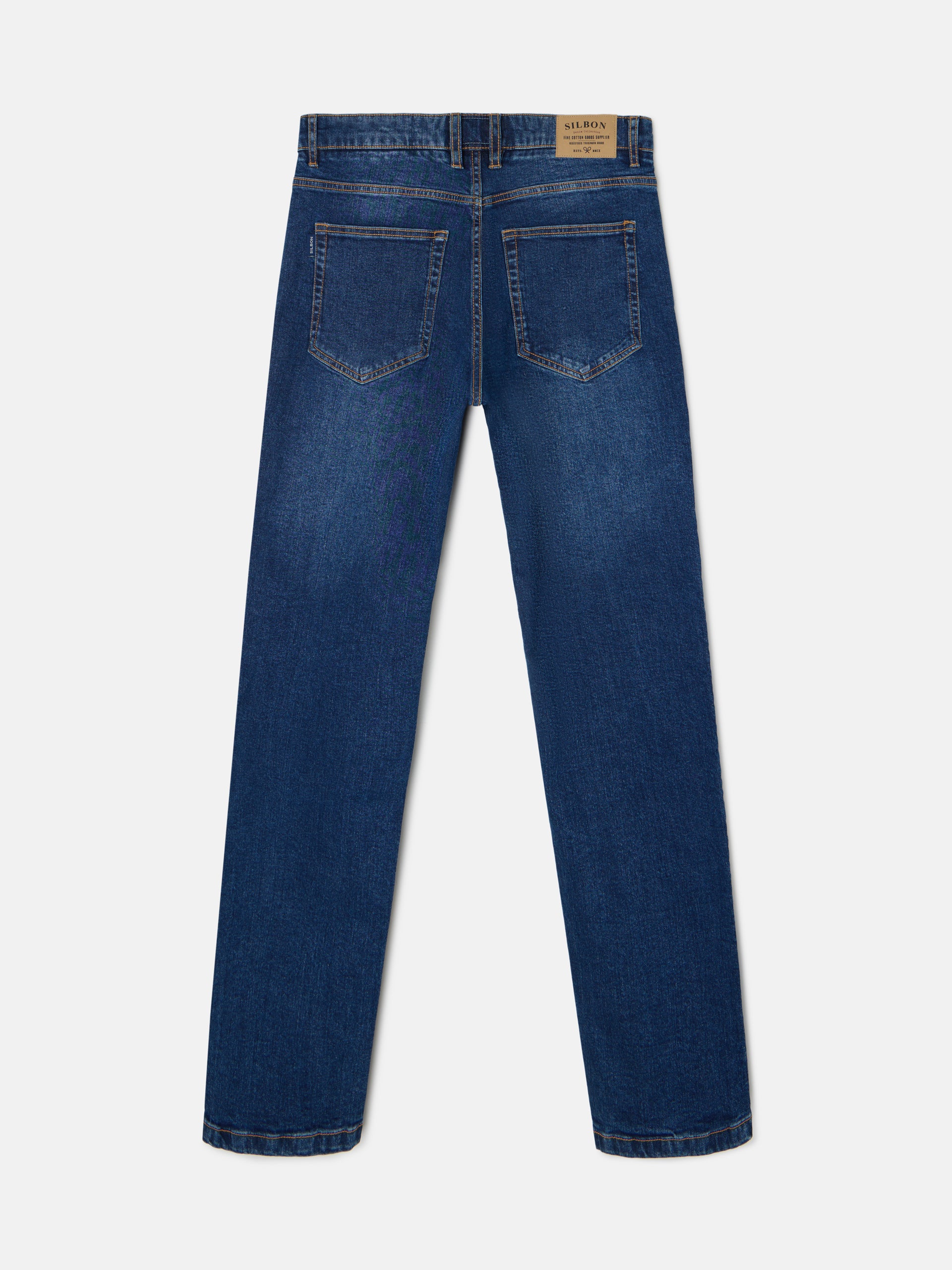 Pantalon de sport en denim bleu foncé