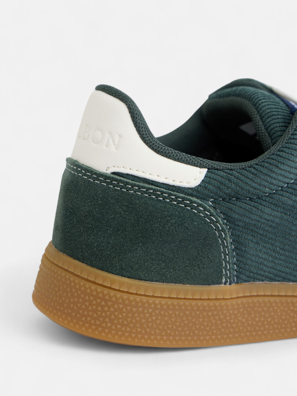 Zapatilla casual pana verde