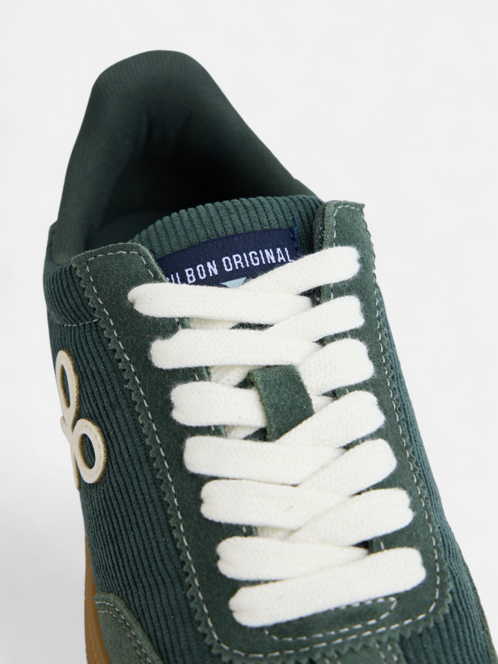 Zapatilla casual pana verde