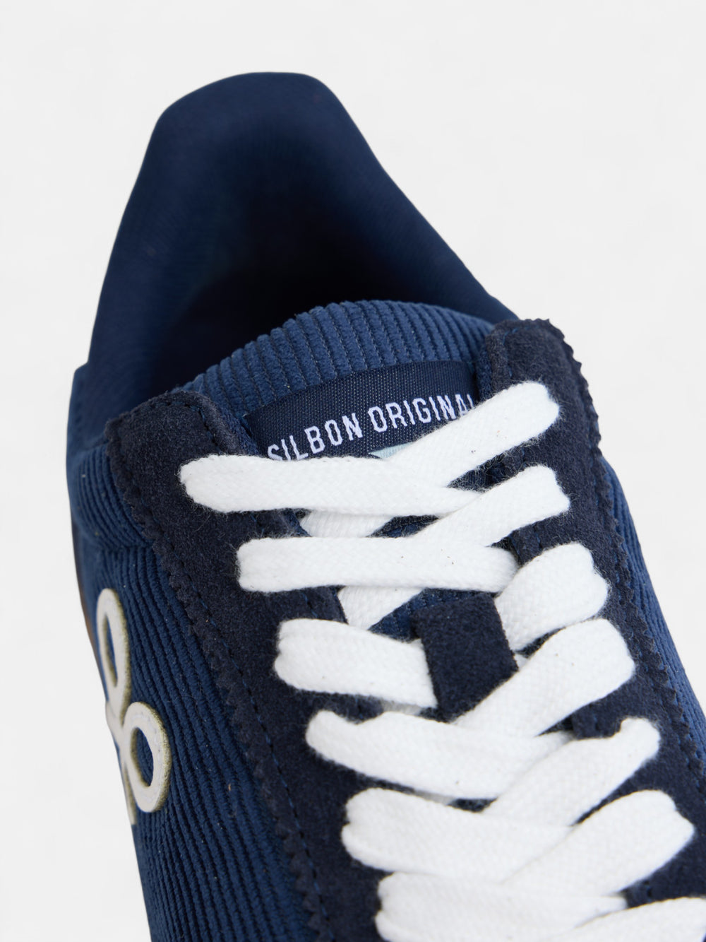 Zapatilla casual pana azul