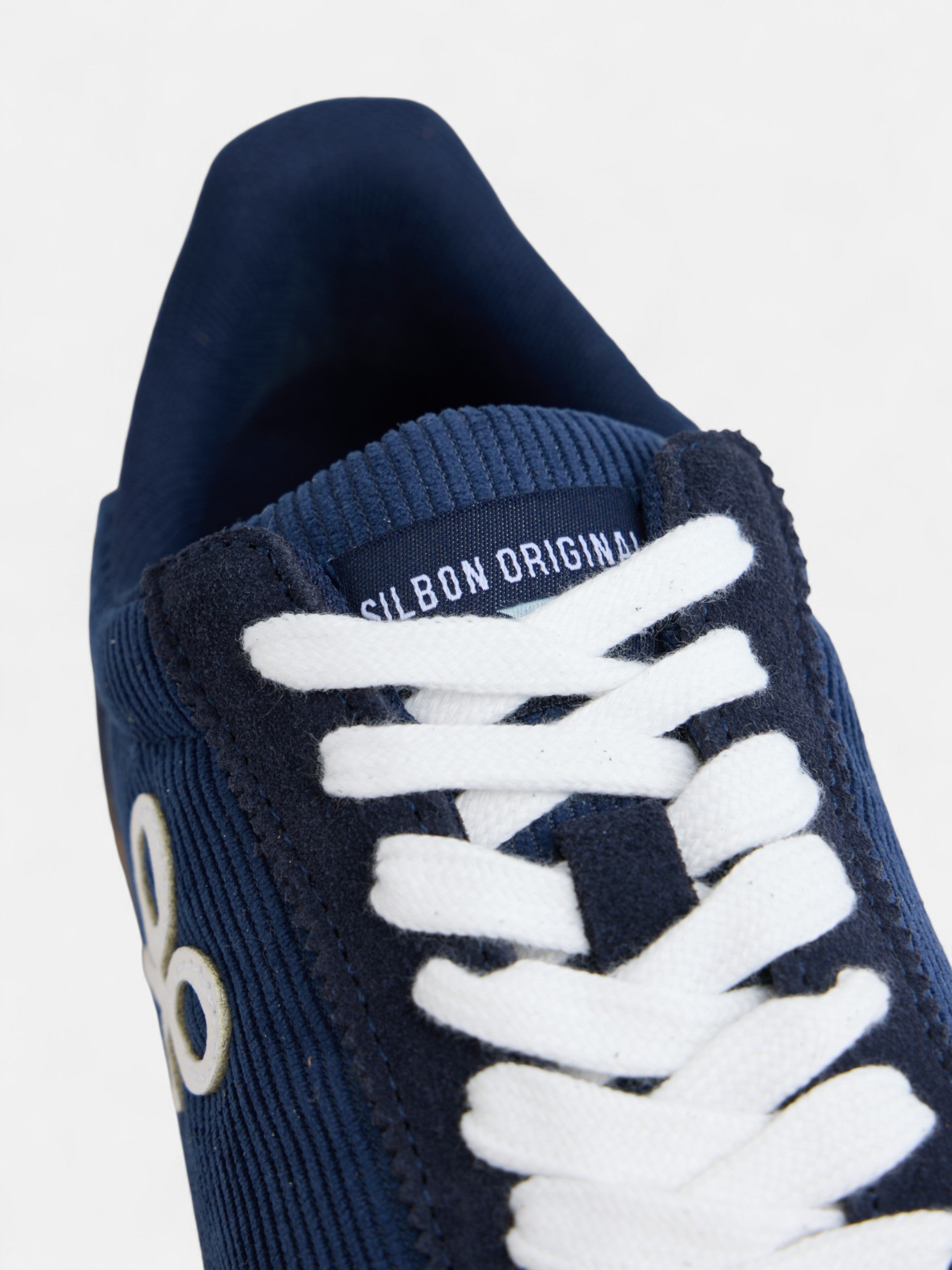 Zapatilla casual pana azul