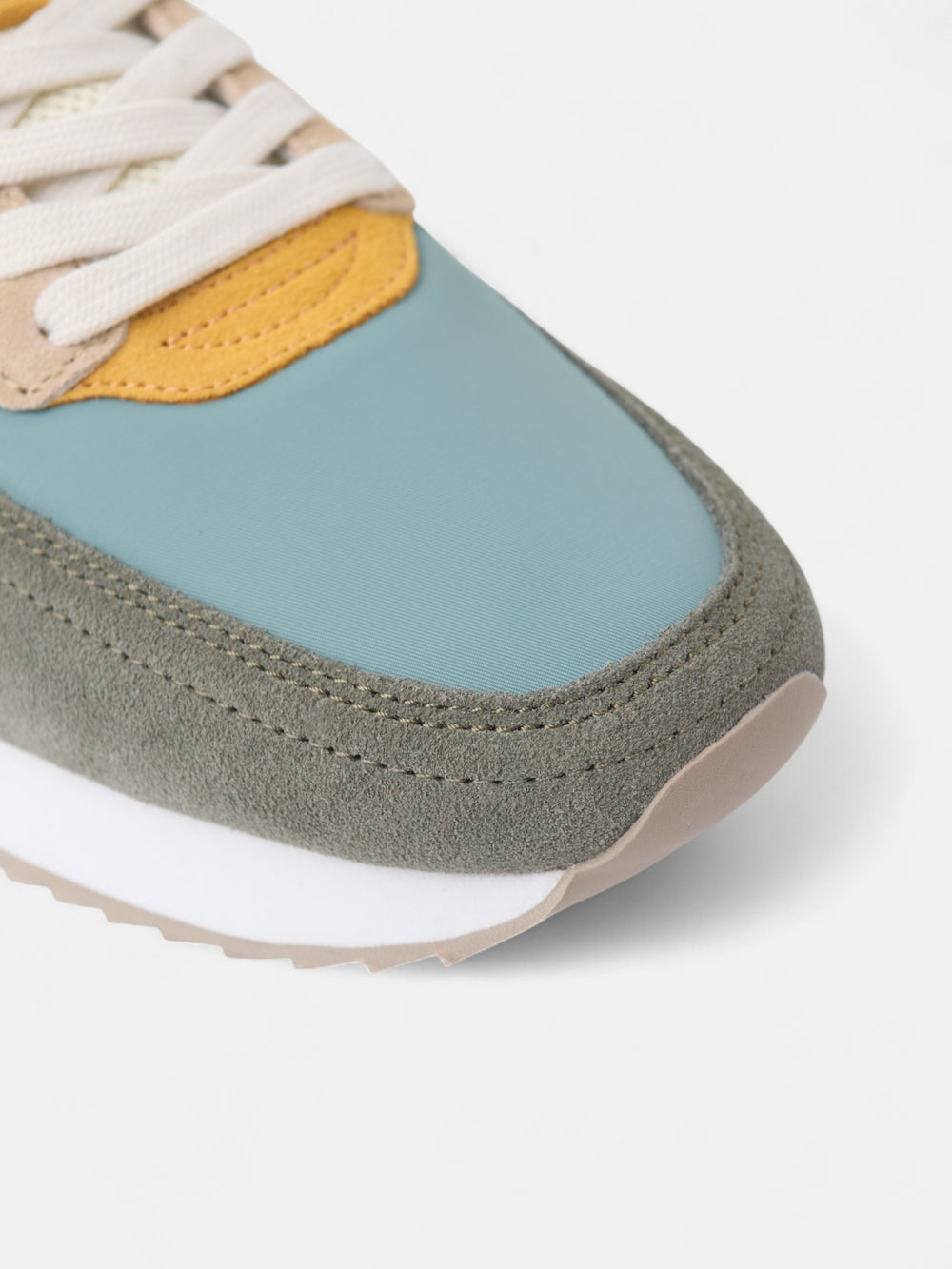 Sapatilha de corrida multicolor verde