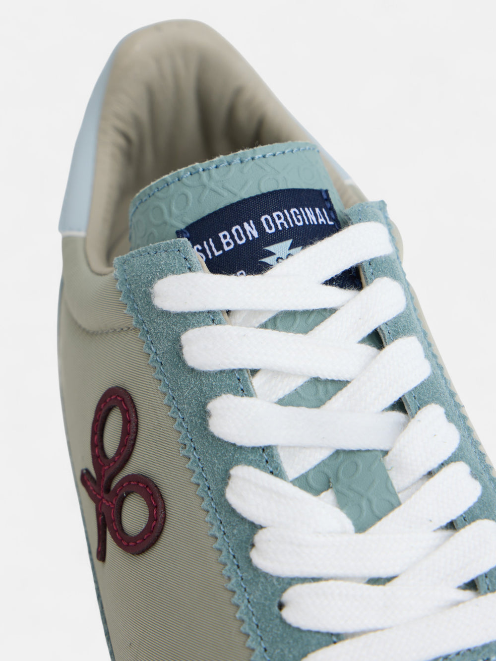 Sapatilha vintage cinzenta azul