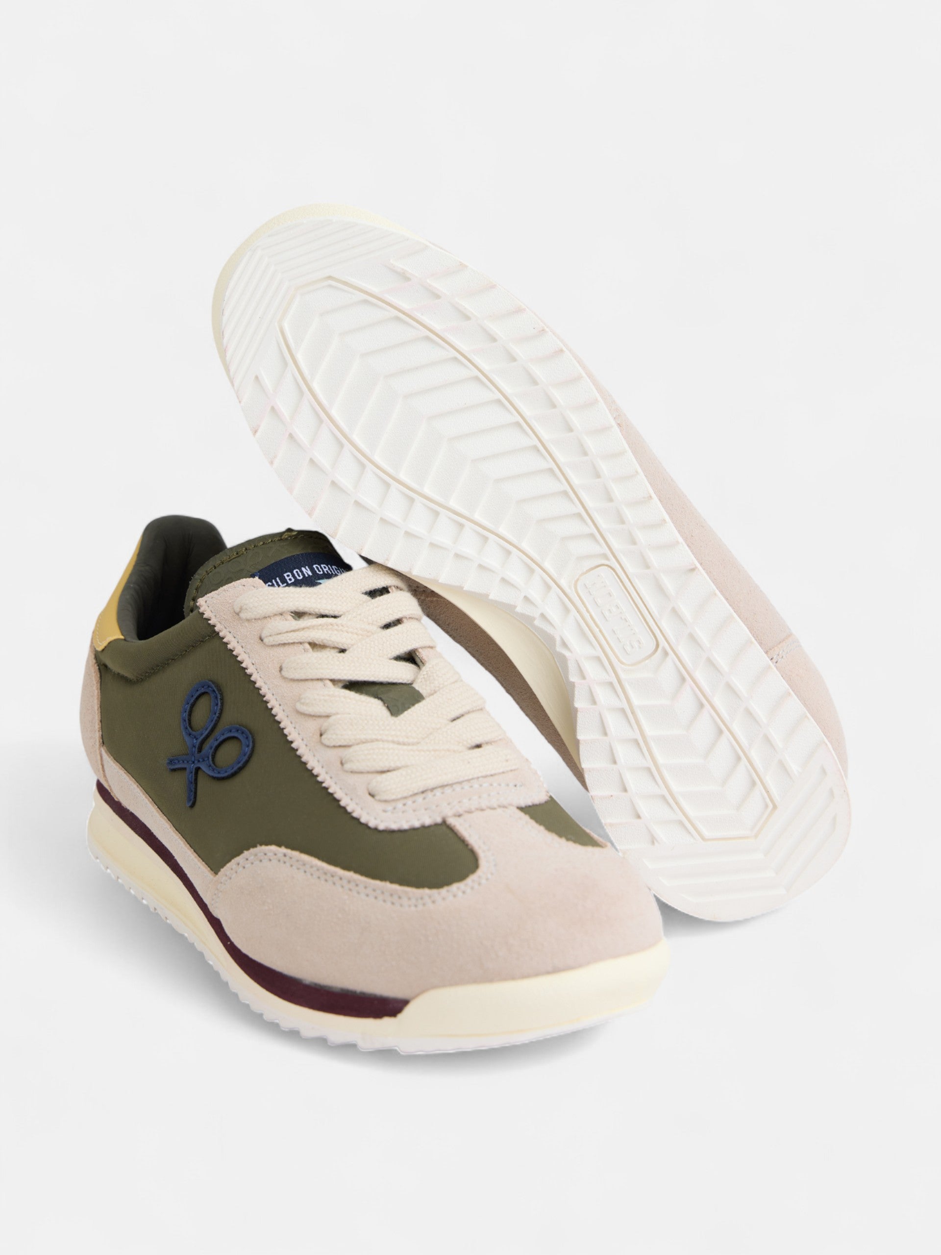 Vintage green beige sneaker