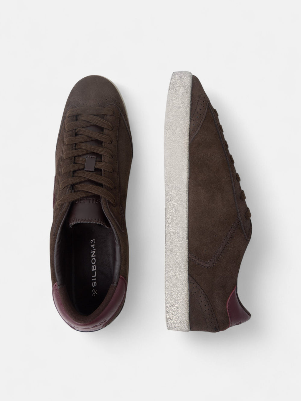 Sapatilha casual lisa castanha