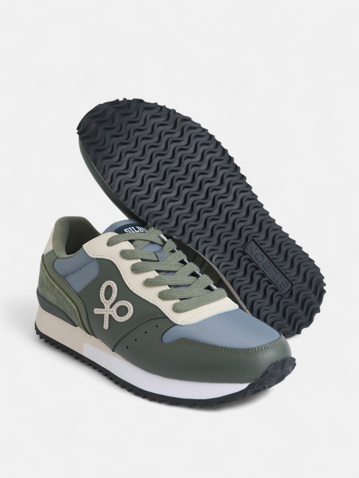 Ténis de corrida desportivos verdes