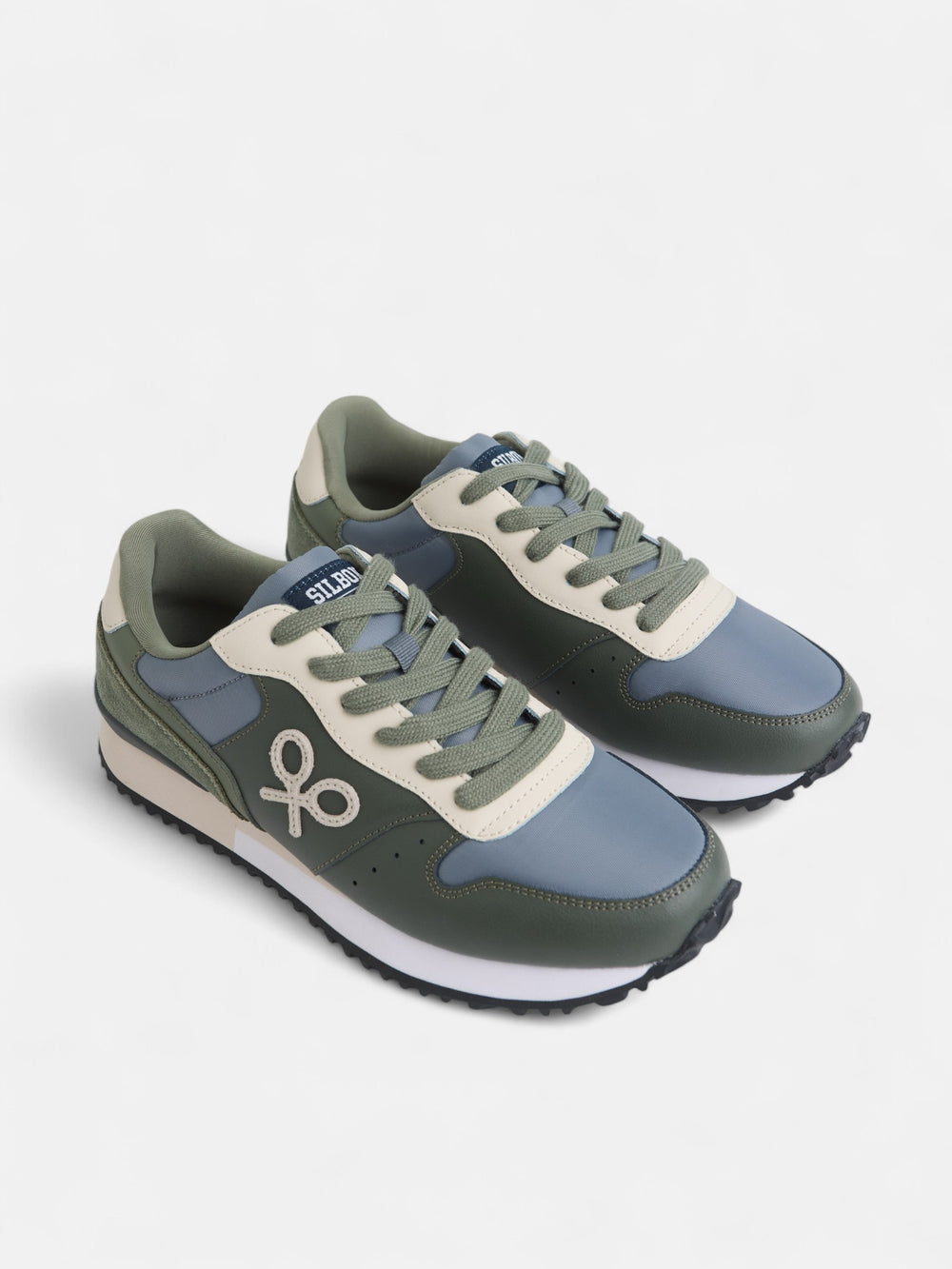 Ténis de corrida desportivos verdes