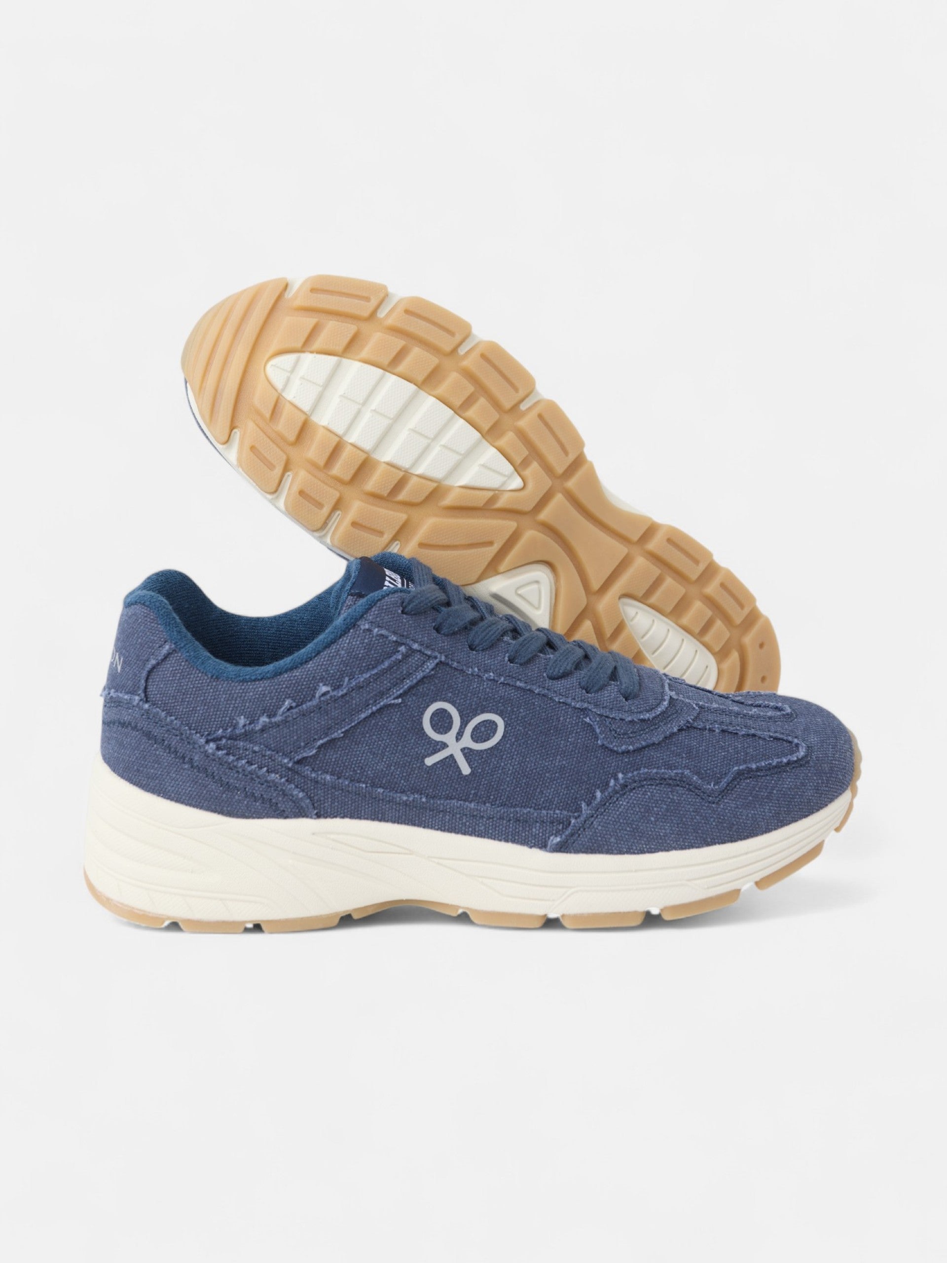 Zapatilla casual canvas azul