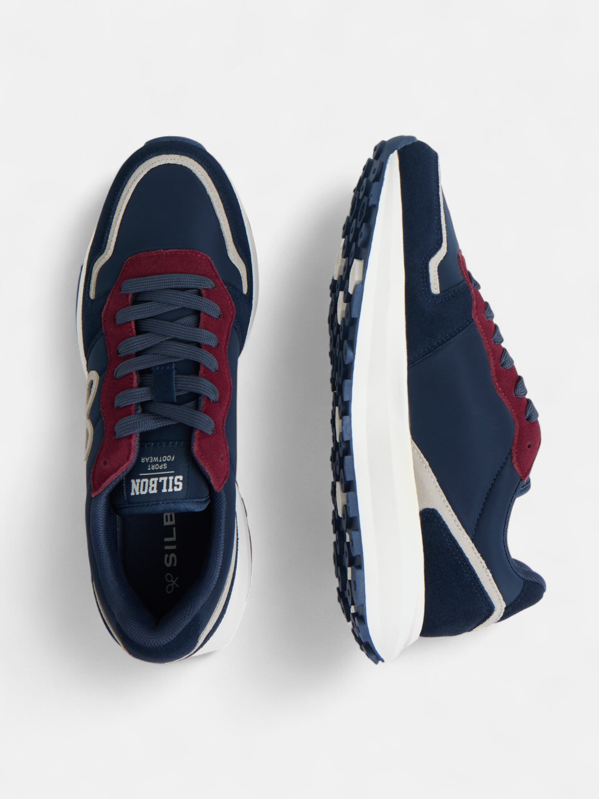 Zapatilla running city multicolor azul marino