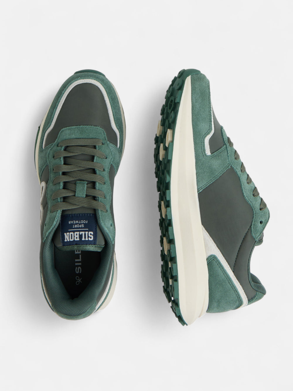 Zapatilla running city multicolor verde