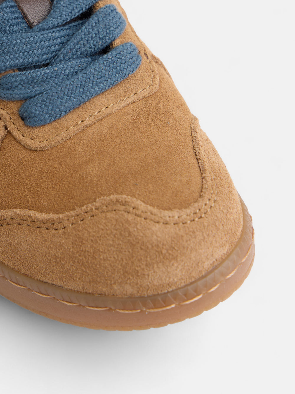 Zapatilla kids casual piel camel