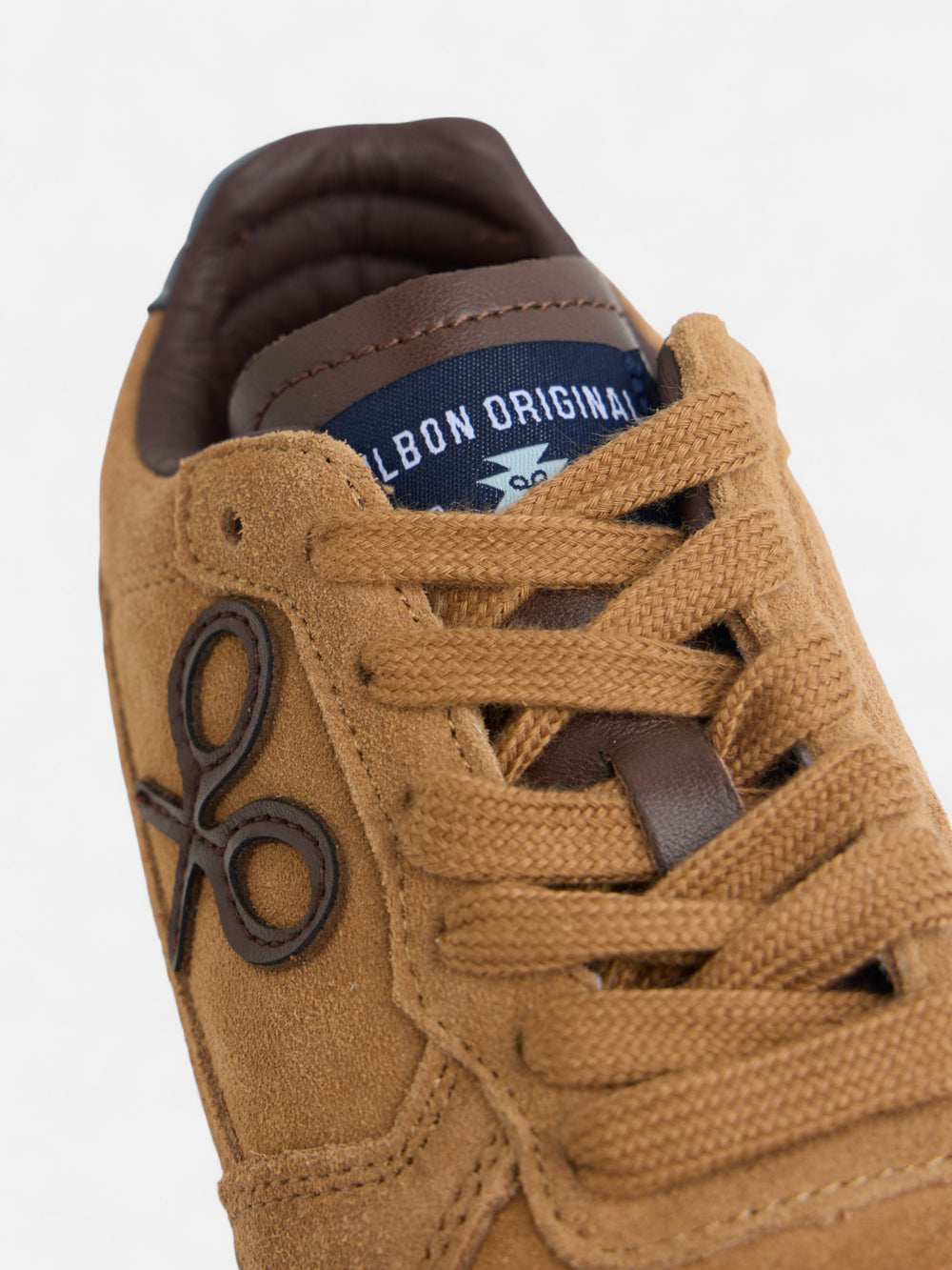 Zapatilla kids casual piel camel