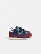 Zapatilla kids velcro multicolor azul