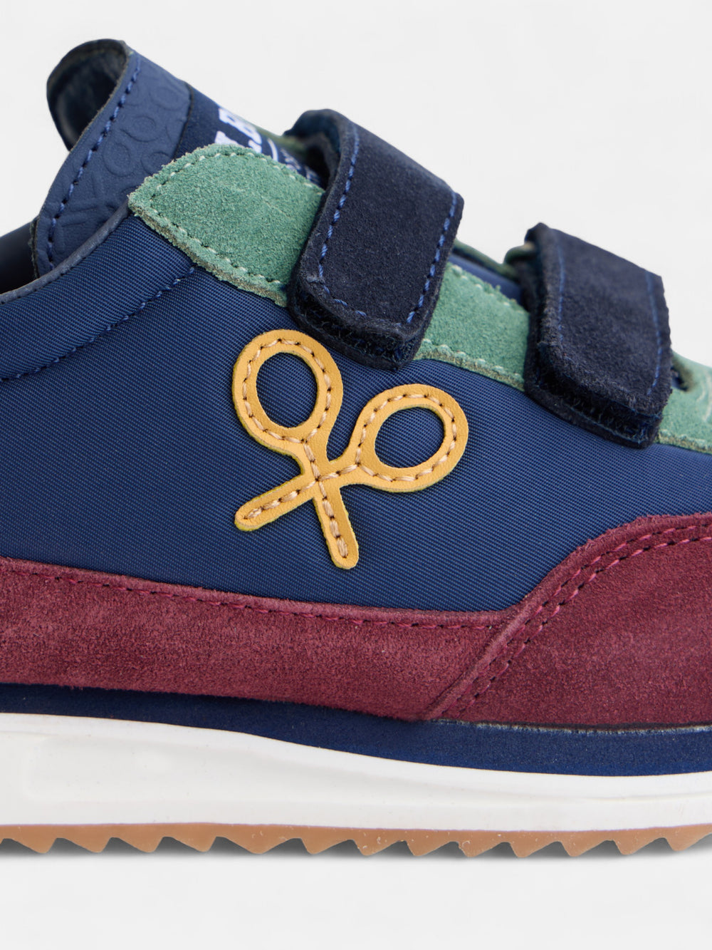 Zapatilla kids velcro multicolor azul