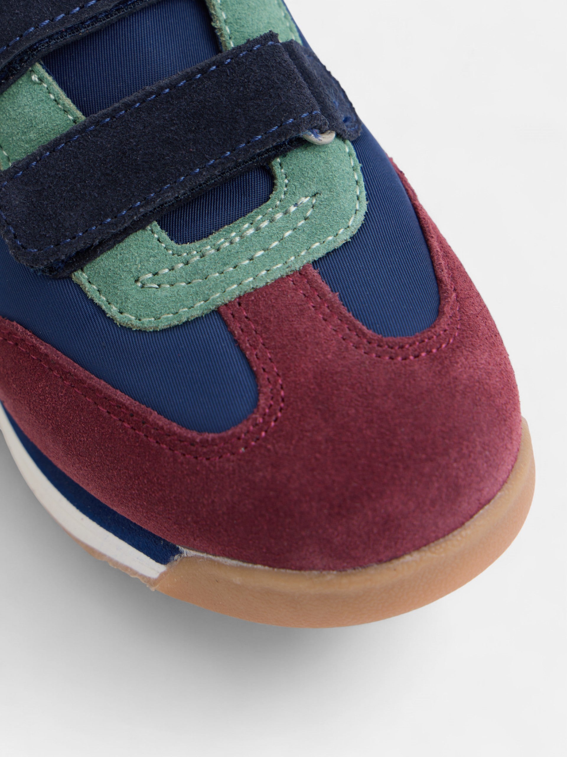 Zapatilla kids velcro multicolor azul