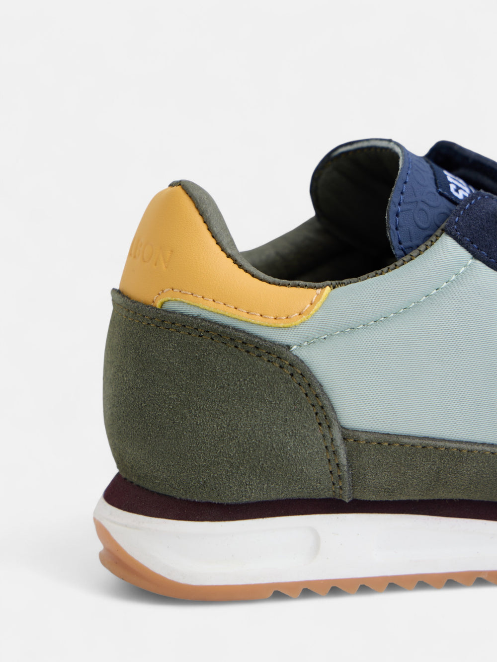 Zapatilla kids velcro multicolor verde