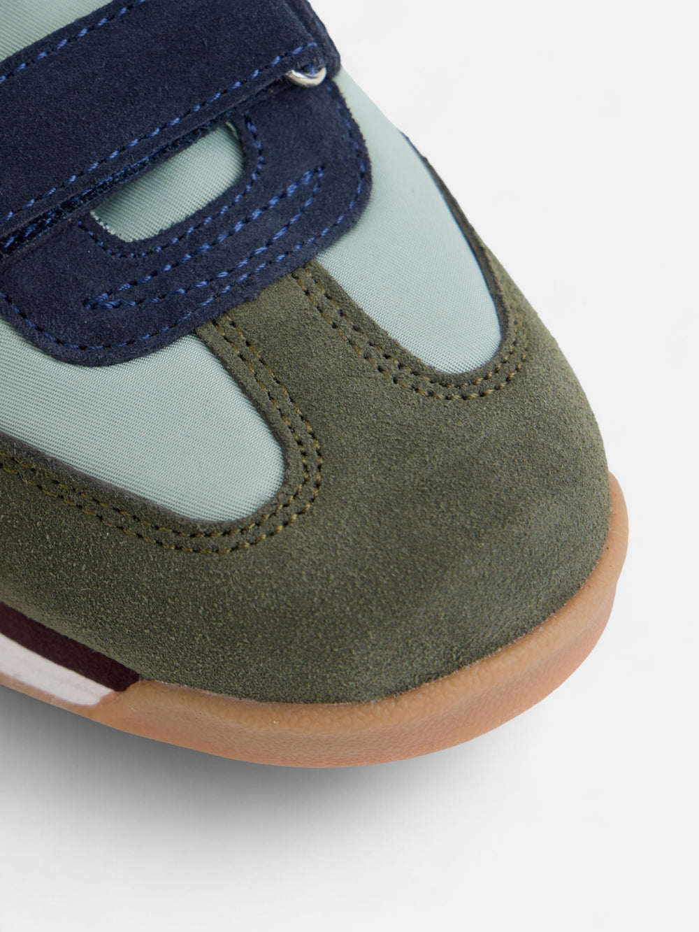 Zapatilla kids velcro multicolor verde