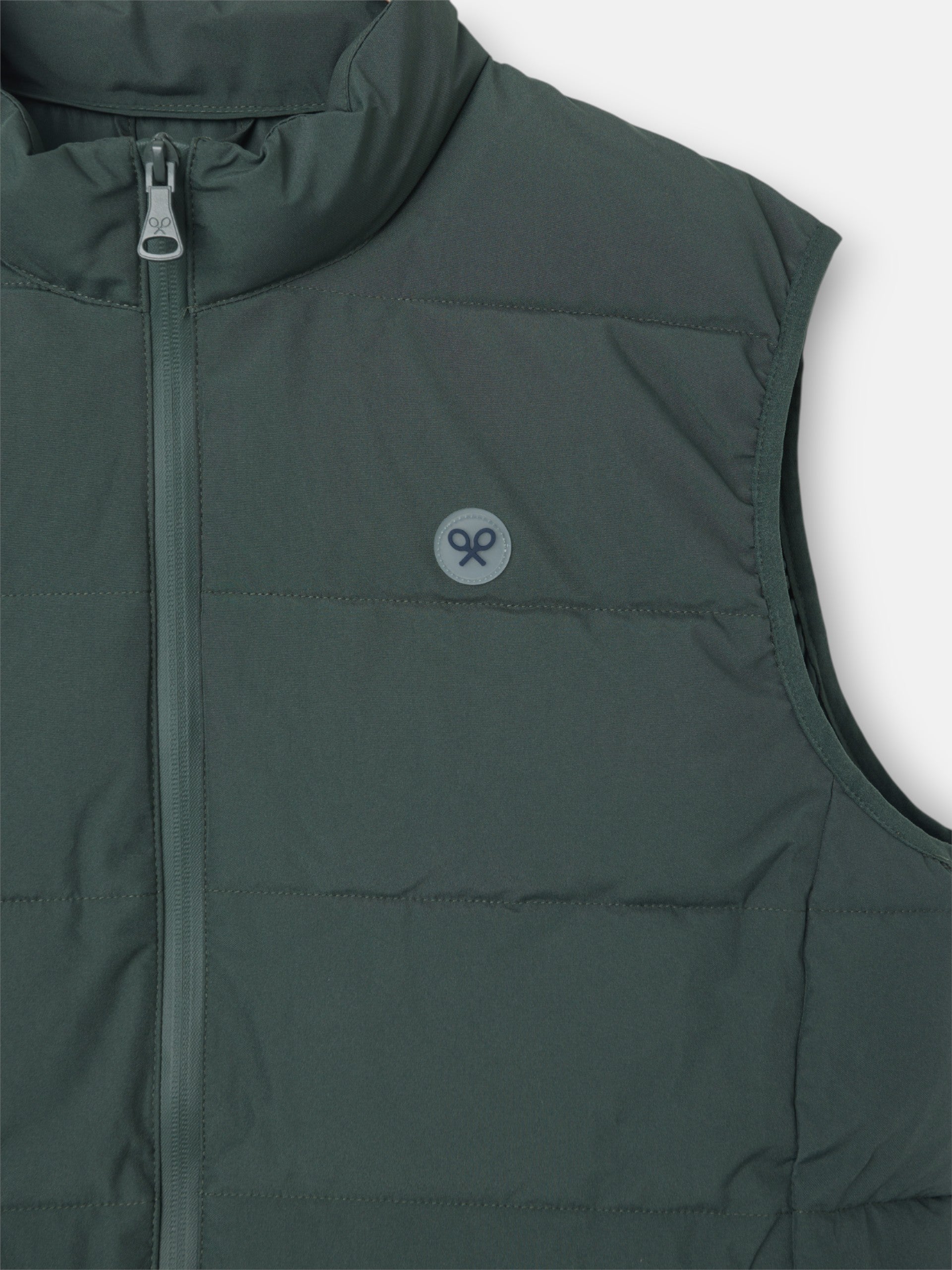 Colete clássico técnico verde