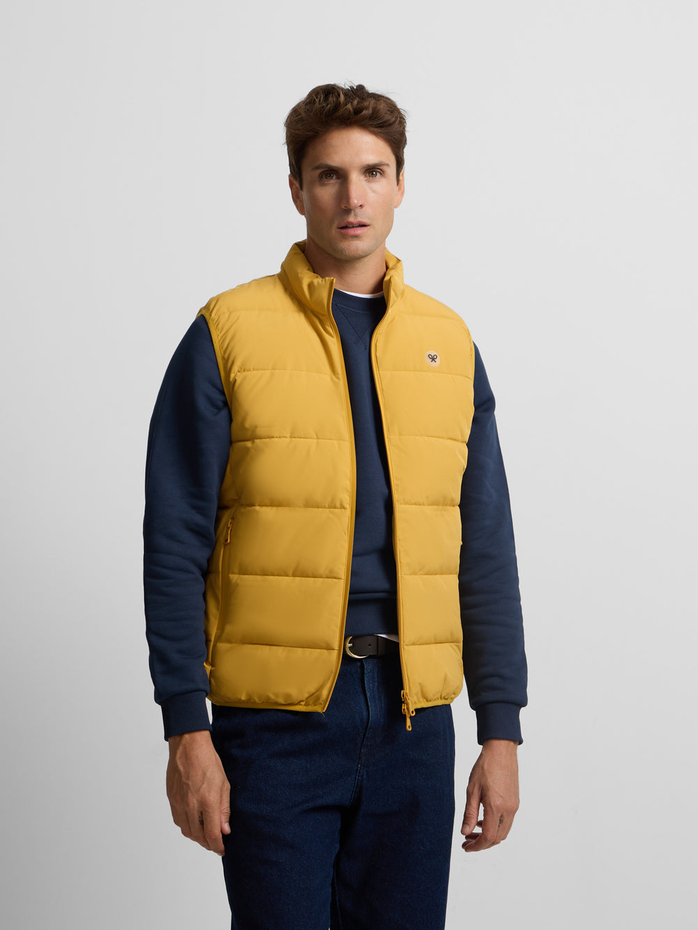 Classic technical mustard vest