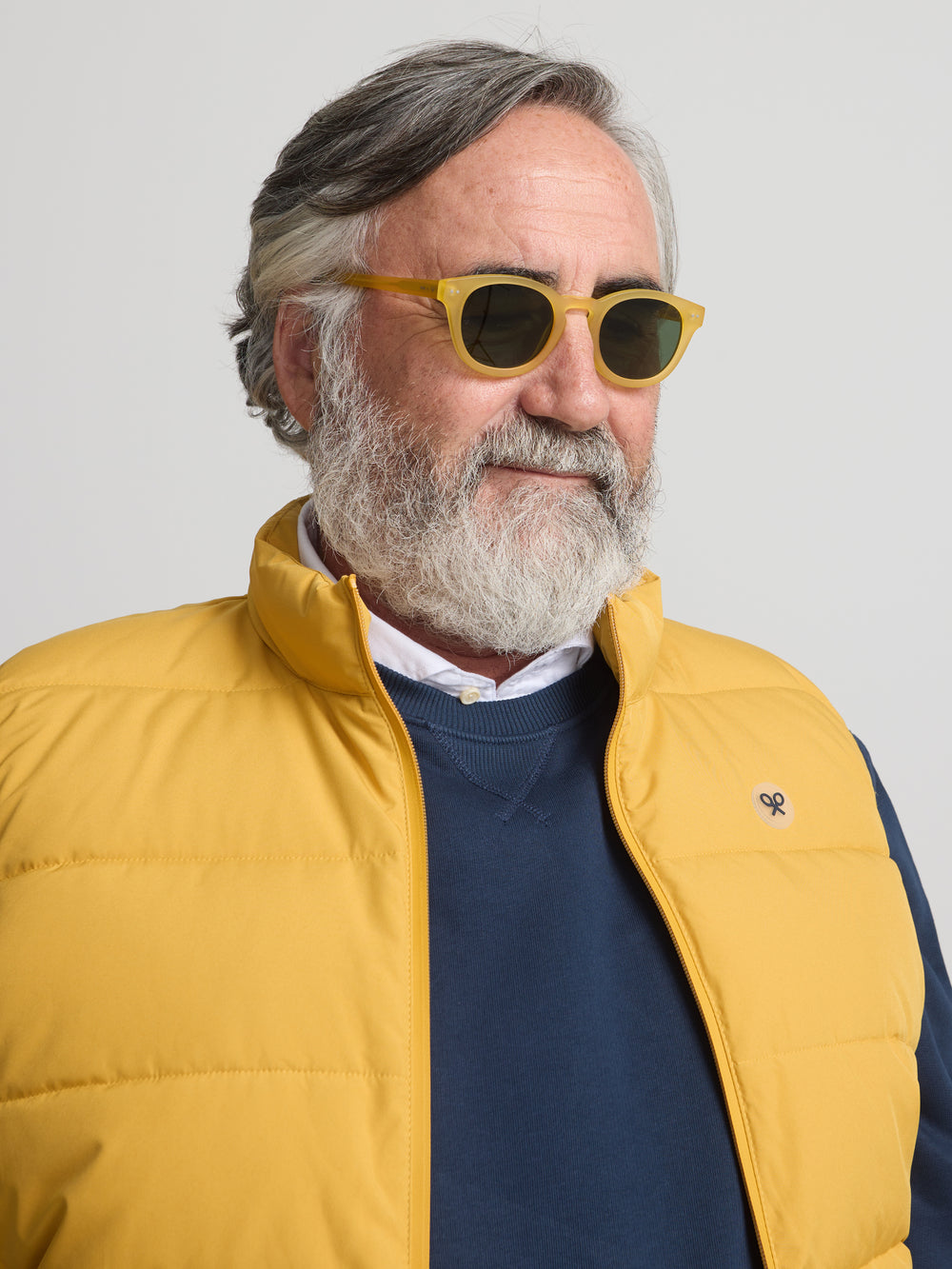 Classic technical mustard vest