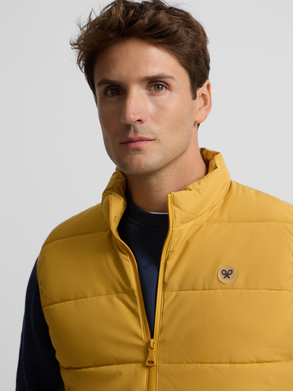 Classic technical mustard vest