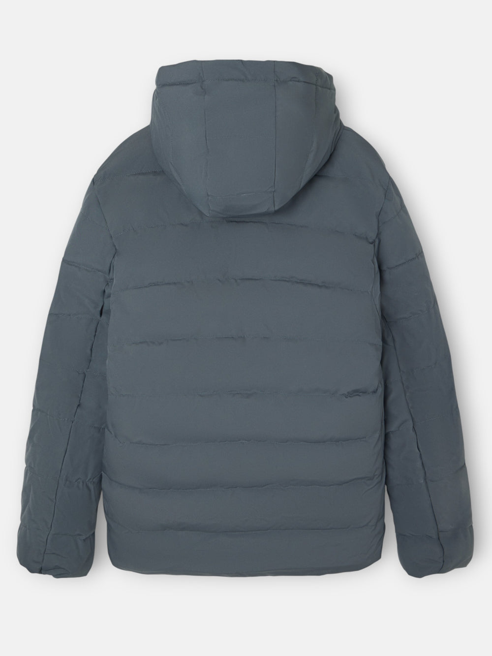 Abrigo tecnico reversible capucha gris marino