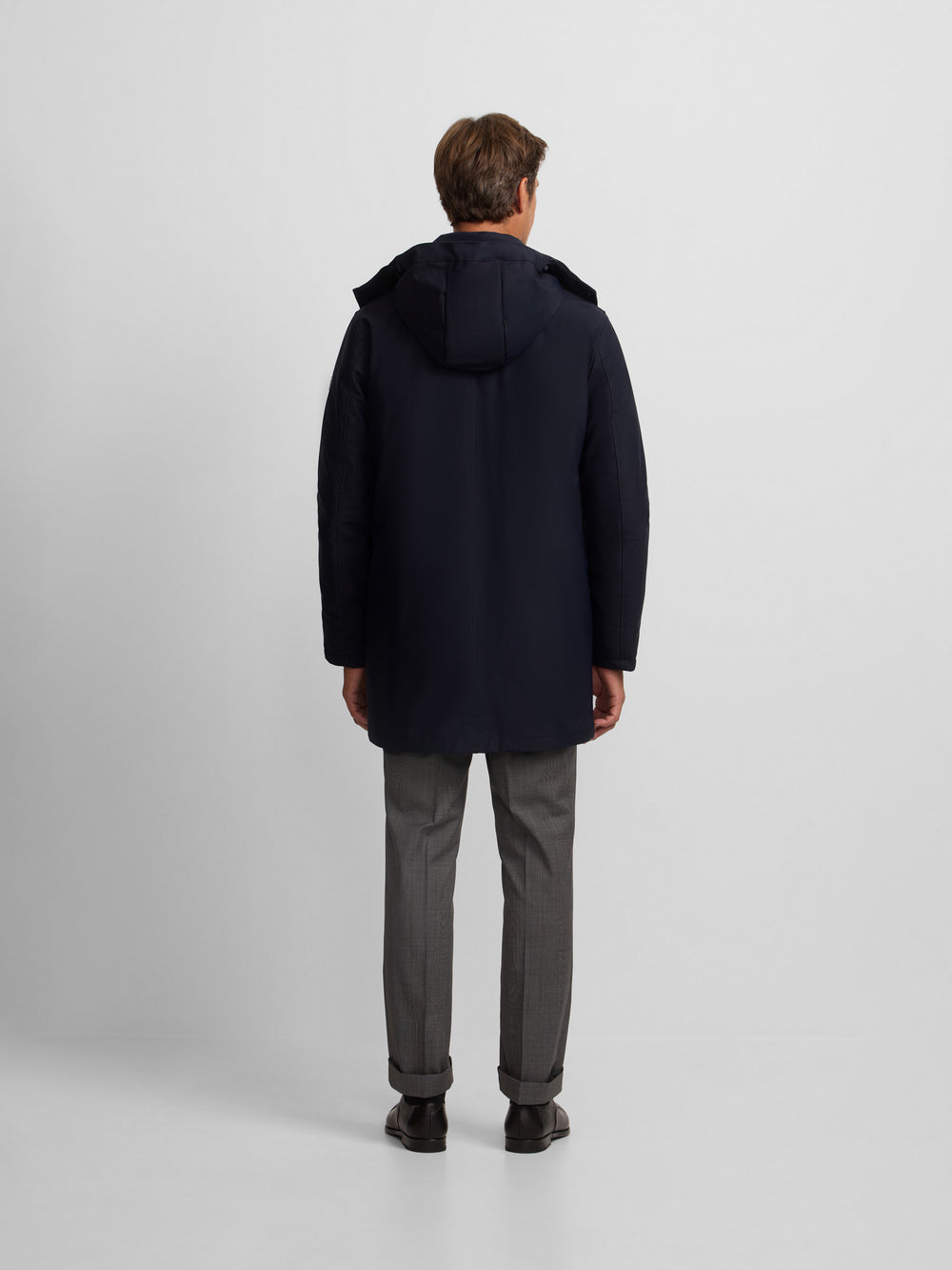 Parka tecnica tailoring azul marino