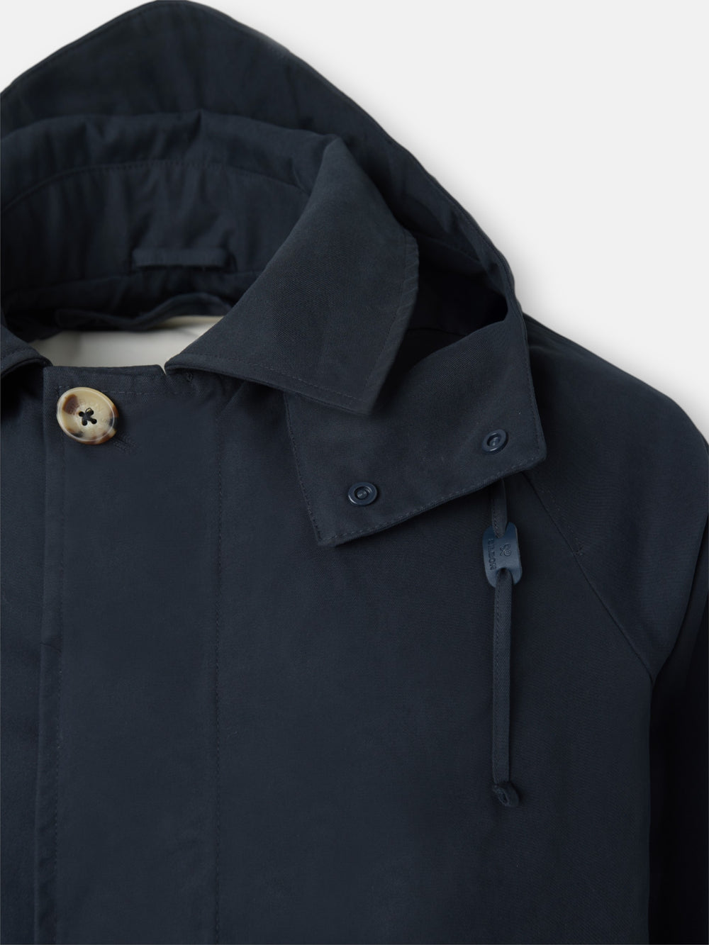 Navy blue trench coat