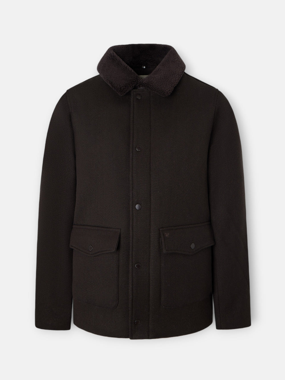 Cazadora clasica marron