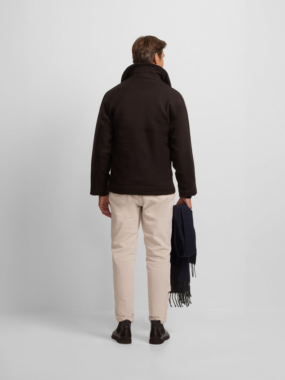 Cazadora clasica marron