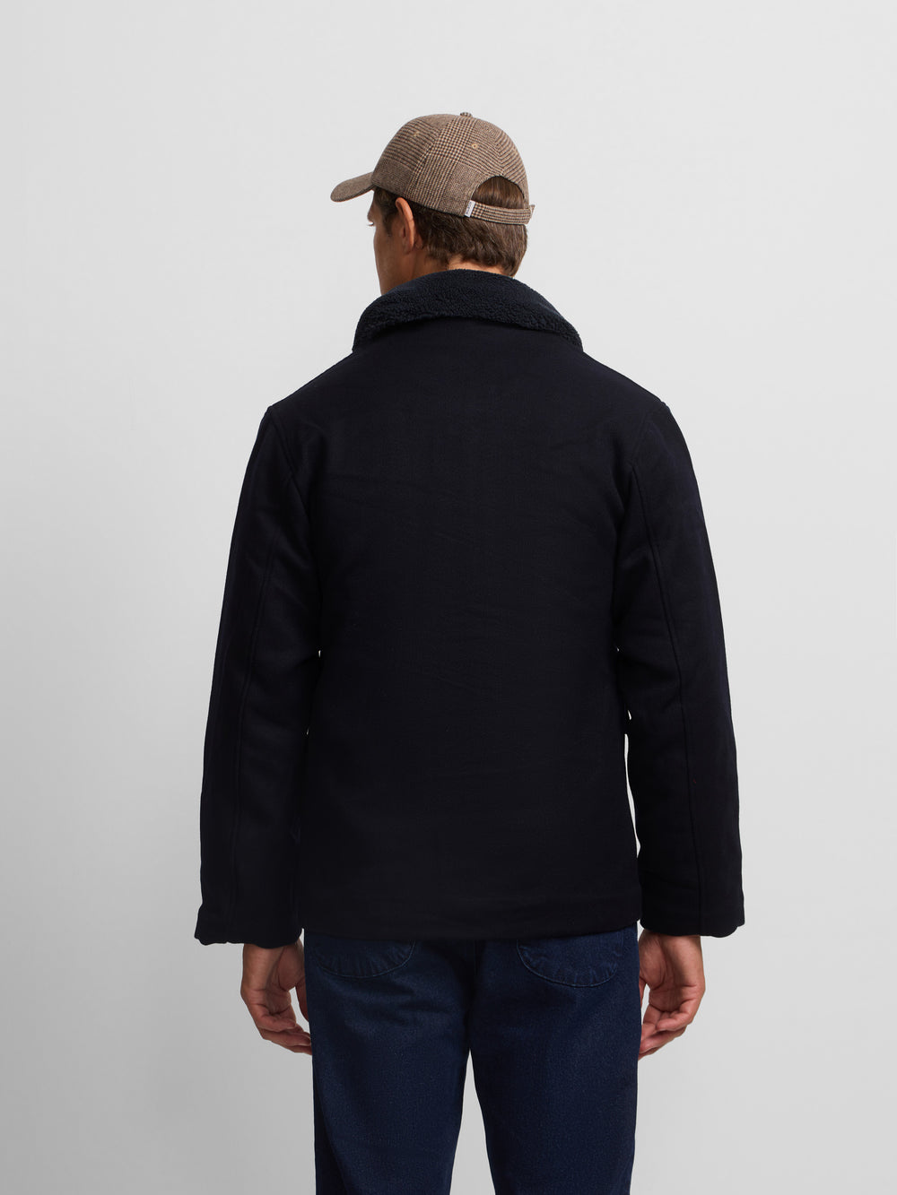 Cazadora clasica azul marino