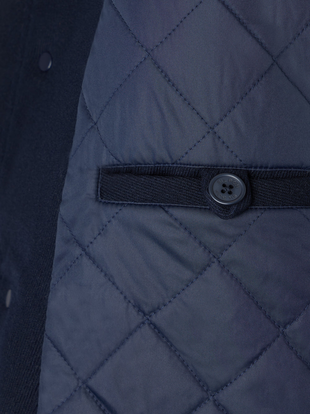 Cazadora clasica azul marino