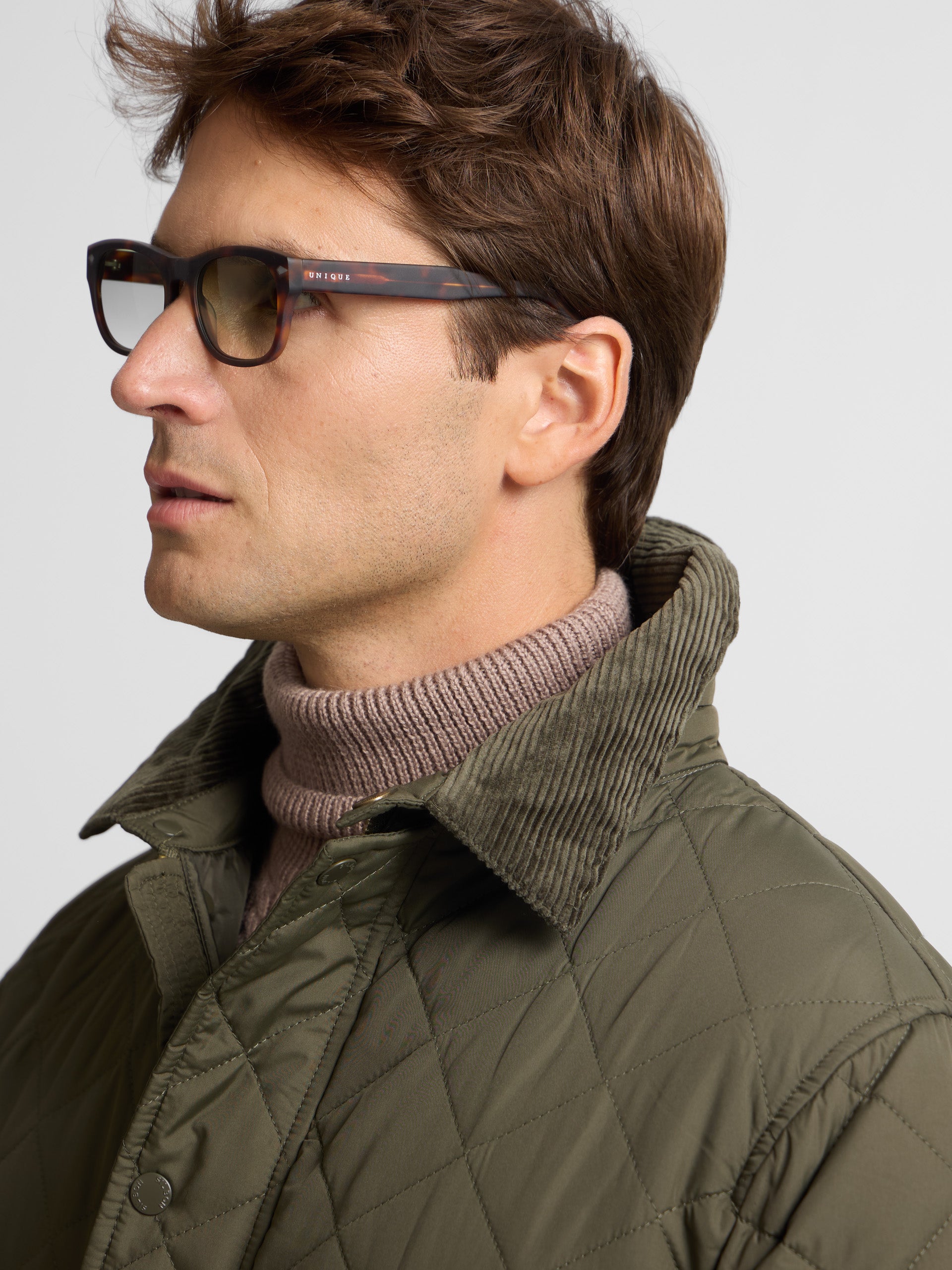 Veste de campagne verte classique