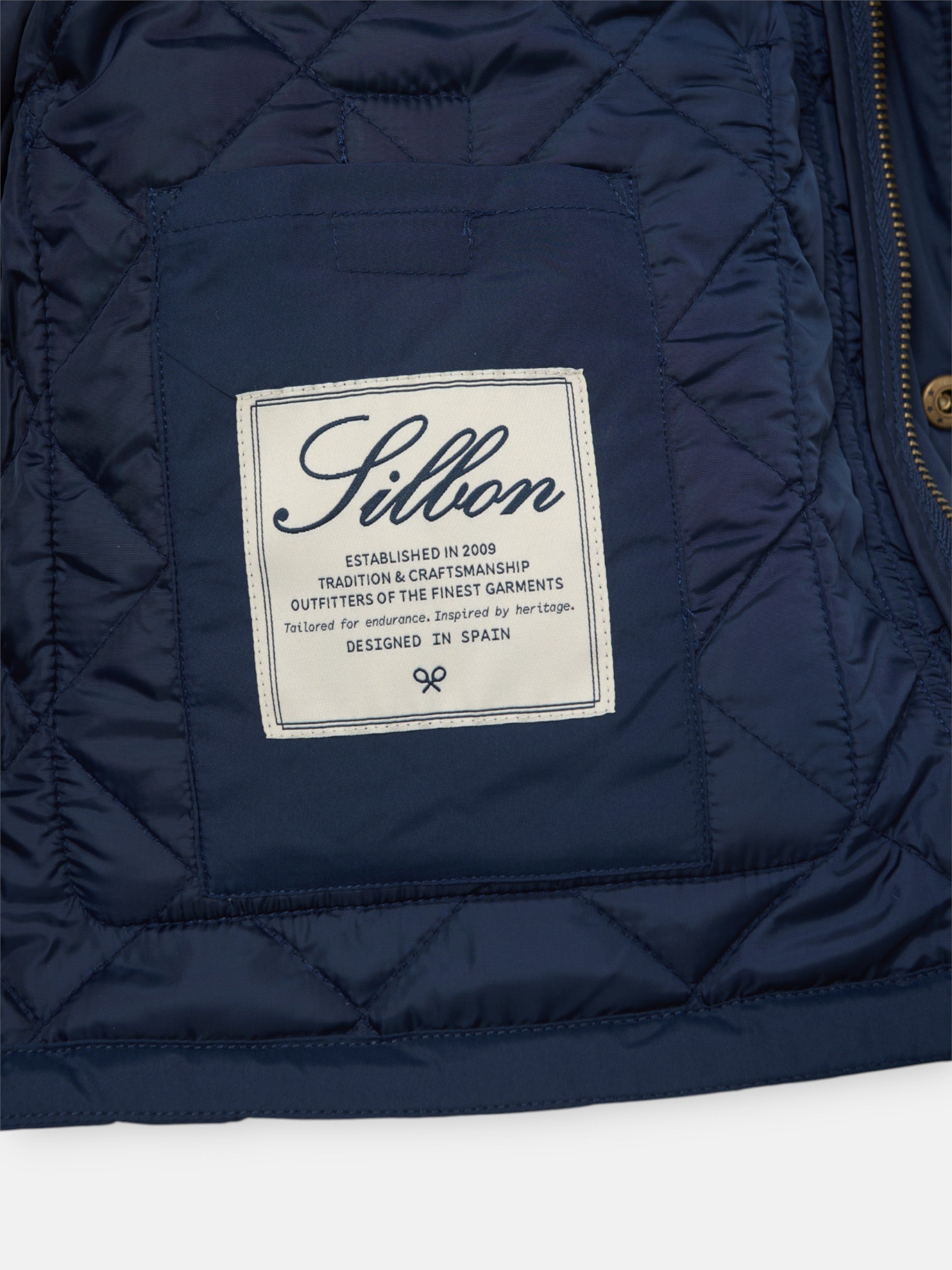 Classic navy blue field jacket