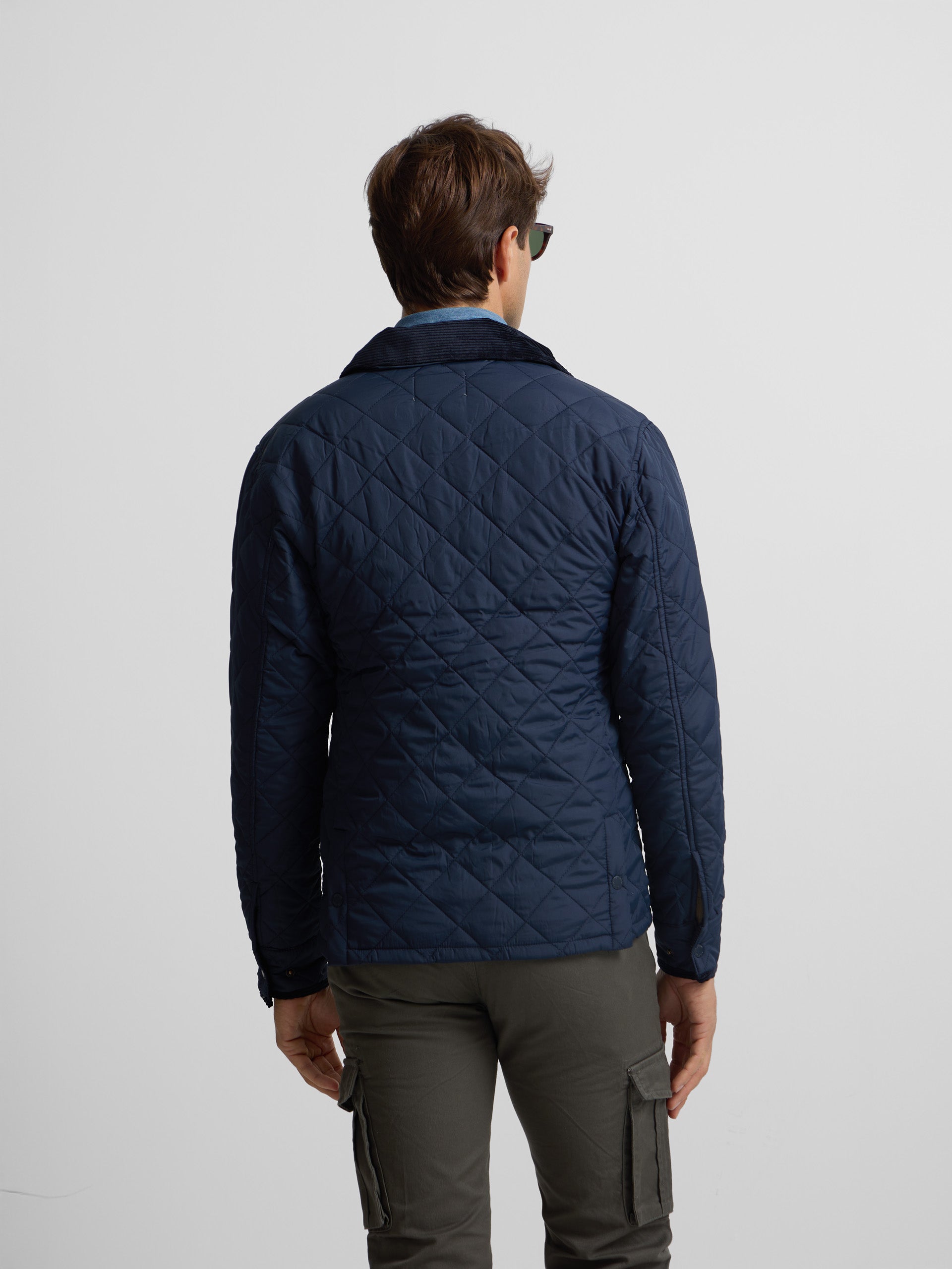 Classic navy blue field jacket