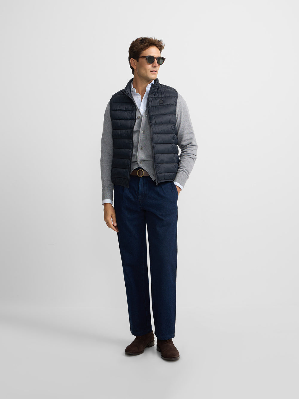 Dark grey ultralight vest